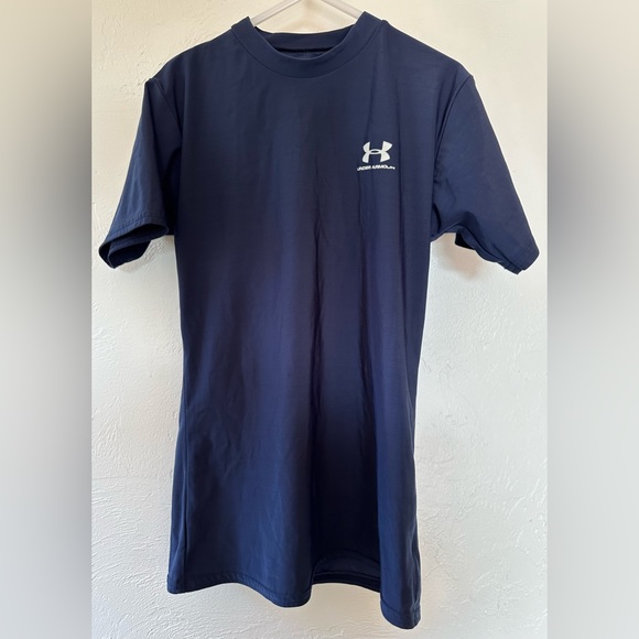 Under Armour boys dri-fit tee blue GUC - youth large - Picture 1 of 3